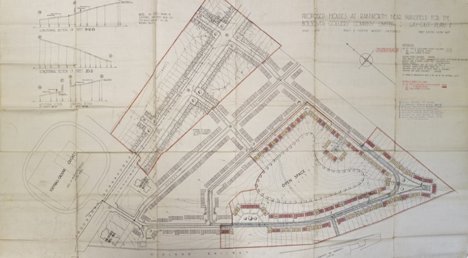 Mansfield - Rufford Colliery Ground : Image credit Nottingham County Council